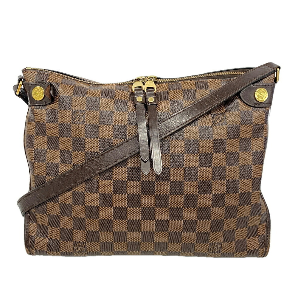 Louis Vuitton Damier Duomo Shoulder Bag N41425 Ebene Women's